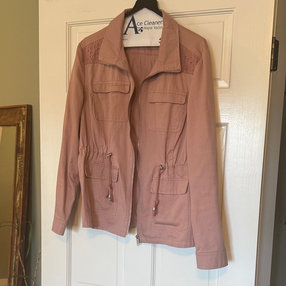 CoffeeShop Women's Mauve Utility Jacket